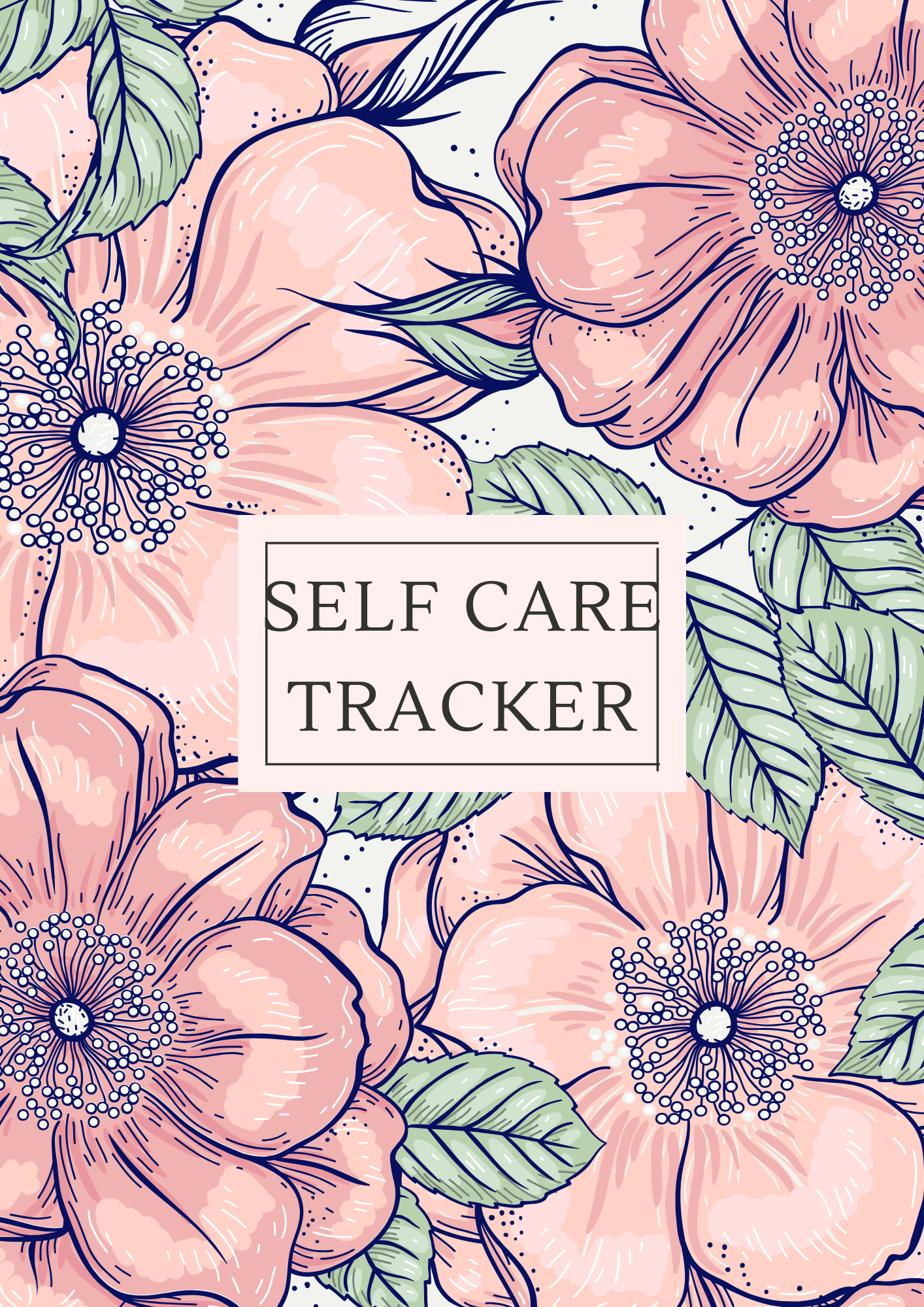 Self-Care Tracker Cover Page