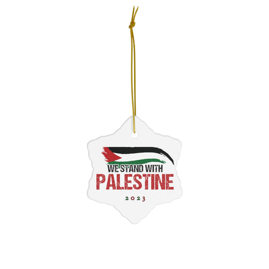 Israel-Palestine War Ceramic Ornament, 4 Shapes