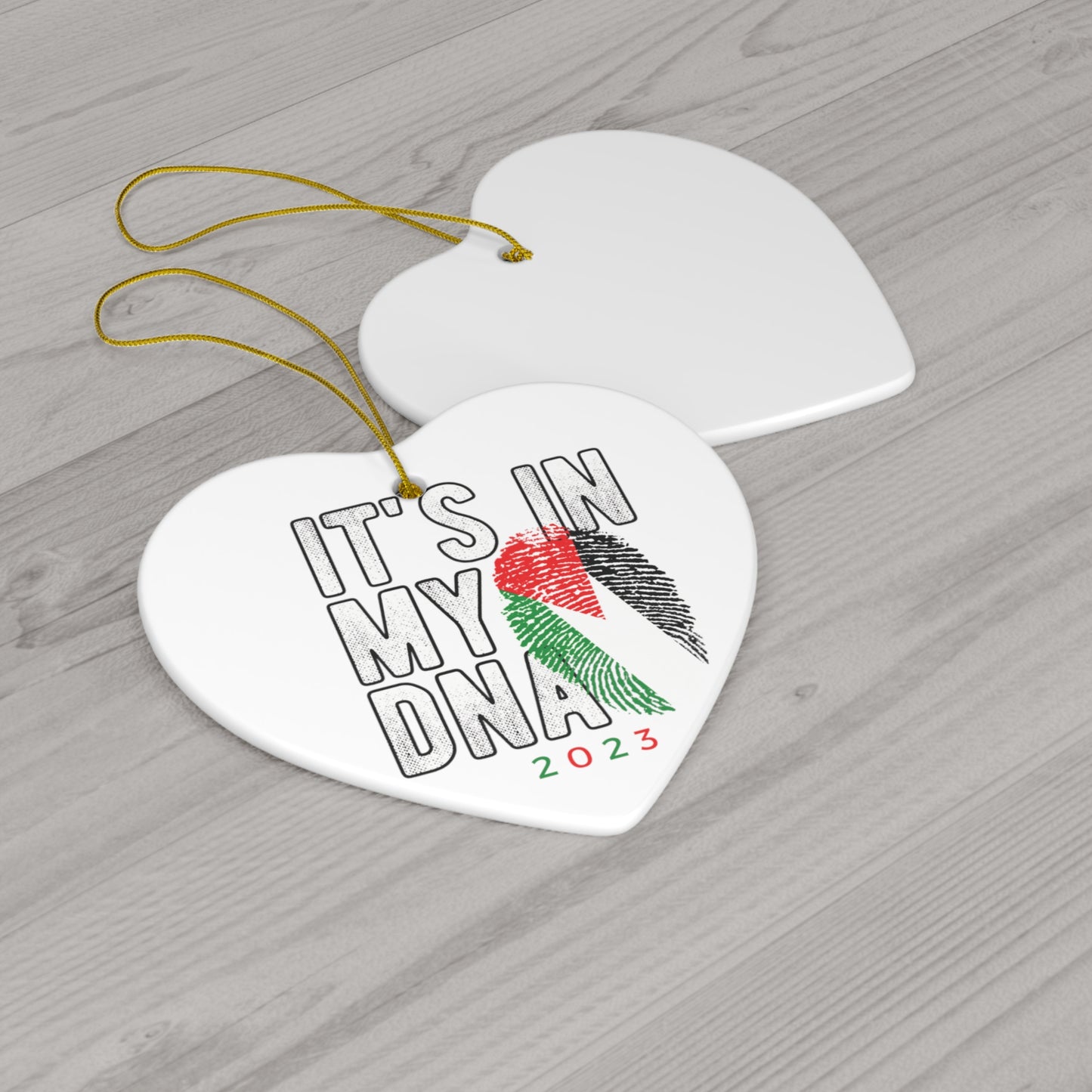 Israel-Palestine War Ceramic Ornament, 4 Shapes