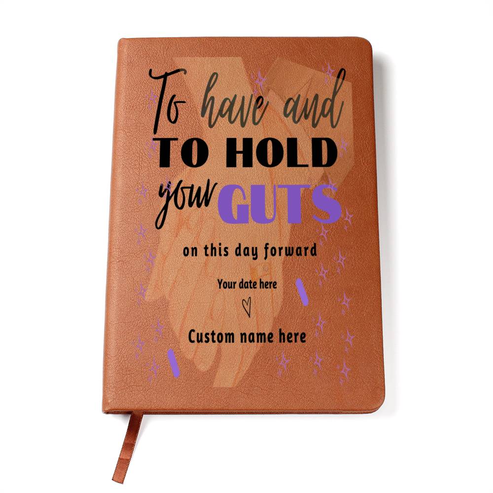 Custom Marital Vows Journal, Marriage Lifestyle Journey Log, Sturdy Leather Journal,  Bridal Party Favor