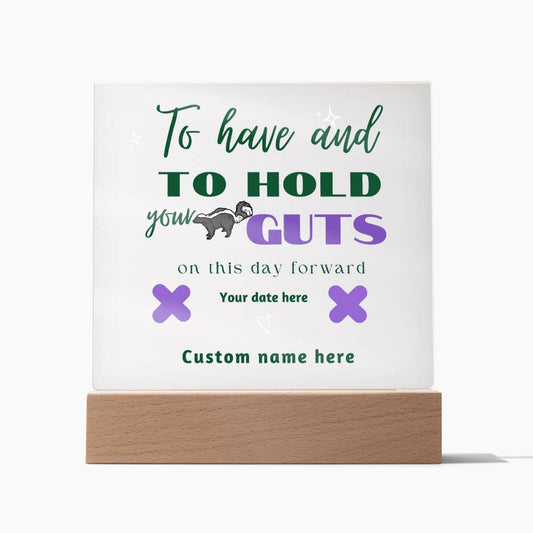 Custom Funny wedding plaque