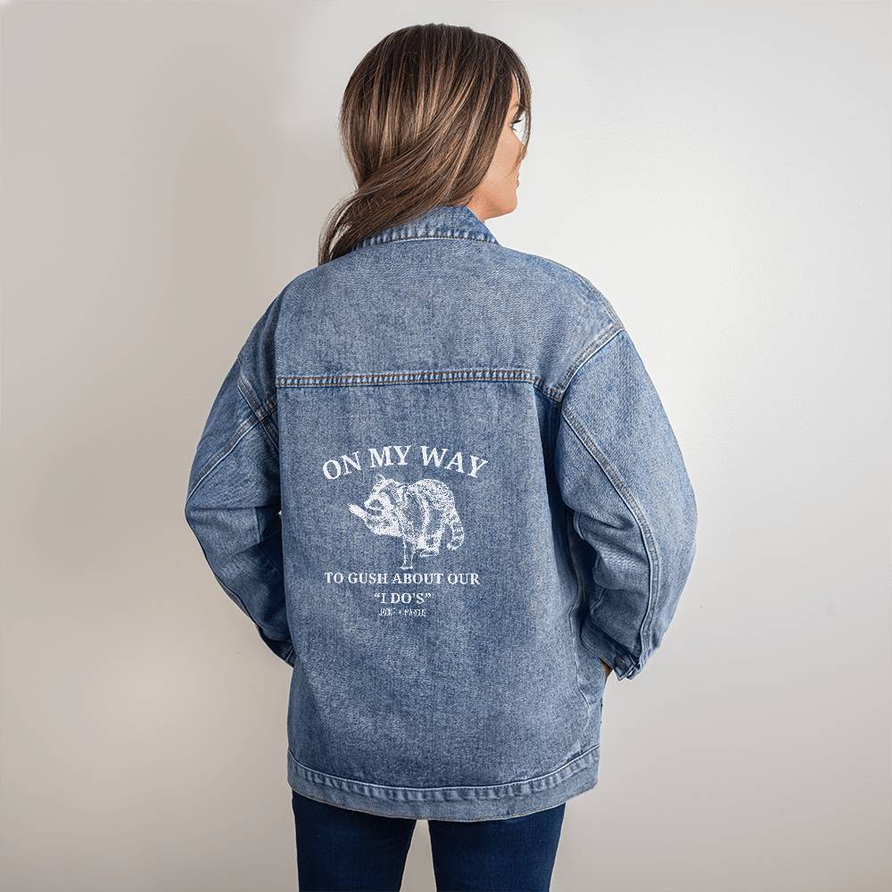 Personalized Two Become One Jeans Jacket