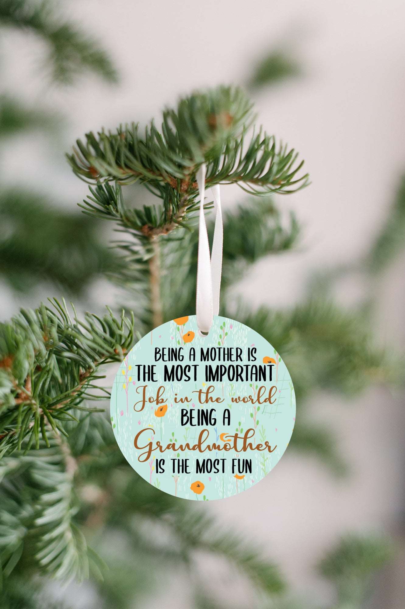 Mother Christmas Ornament Gift | New Mom Christmas Ornament Gift | Grandmother Christmas Gift