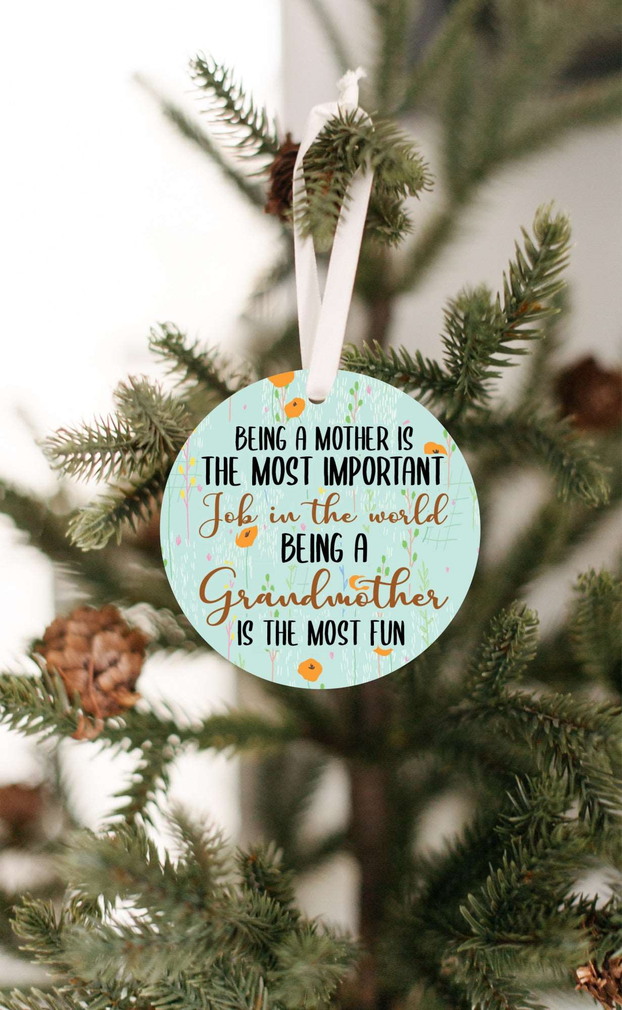 Mother Christmas Ornament Gift | New Mom Christmas Ornament Gift | Grandmother Christmas Gift