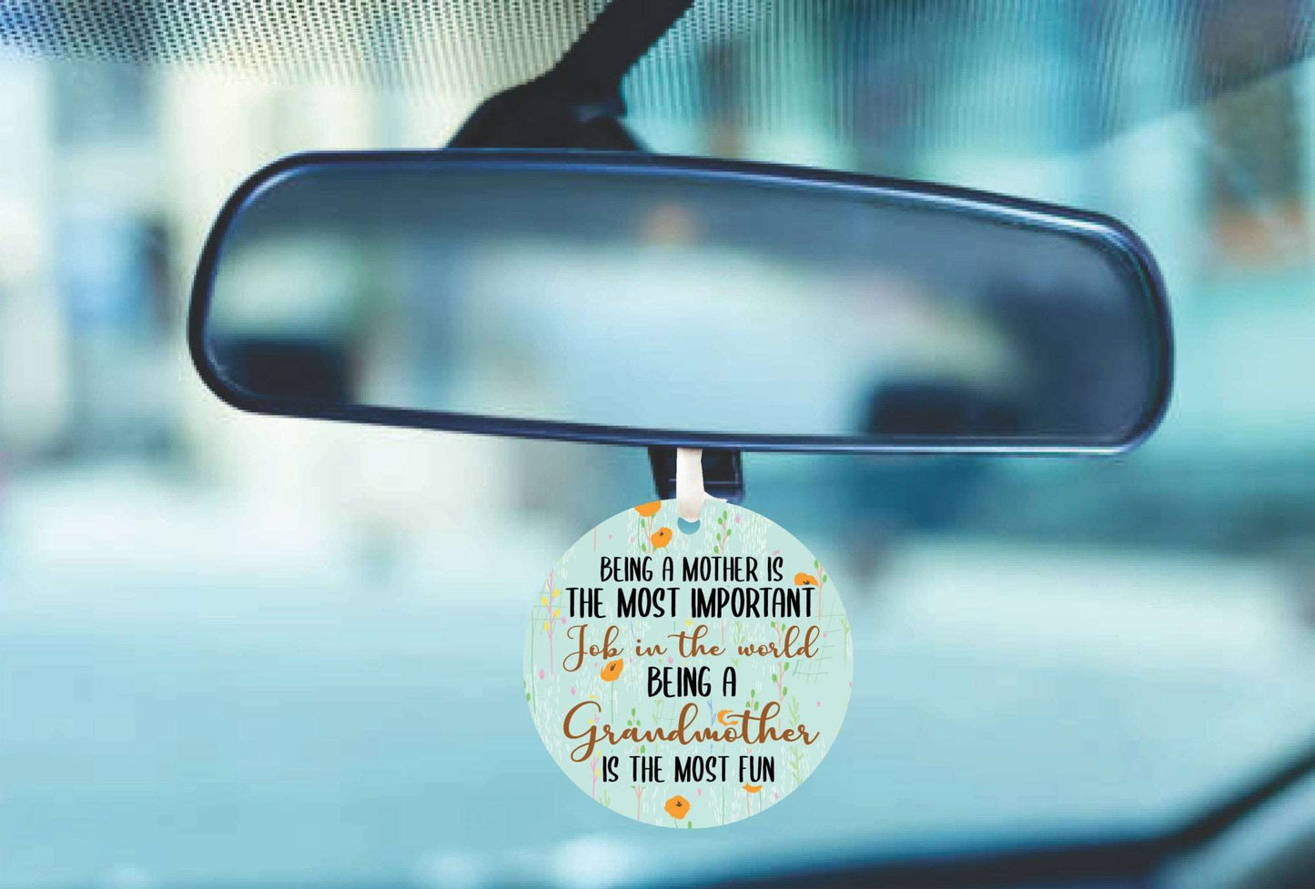 Mom Car Ornament Gift / Grandmother Car Ornament Gift | Precious Cargo on Board Car Ornament Gift