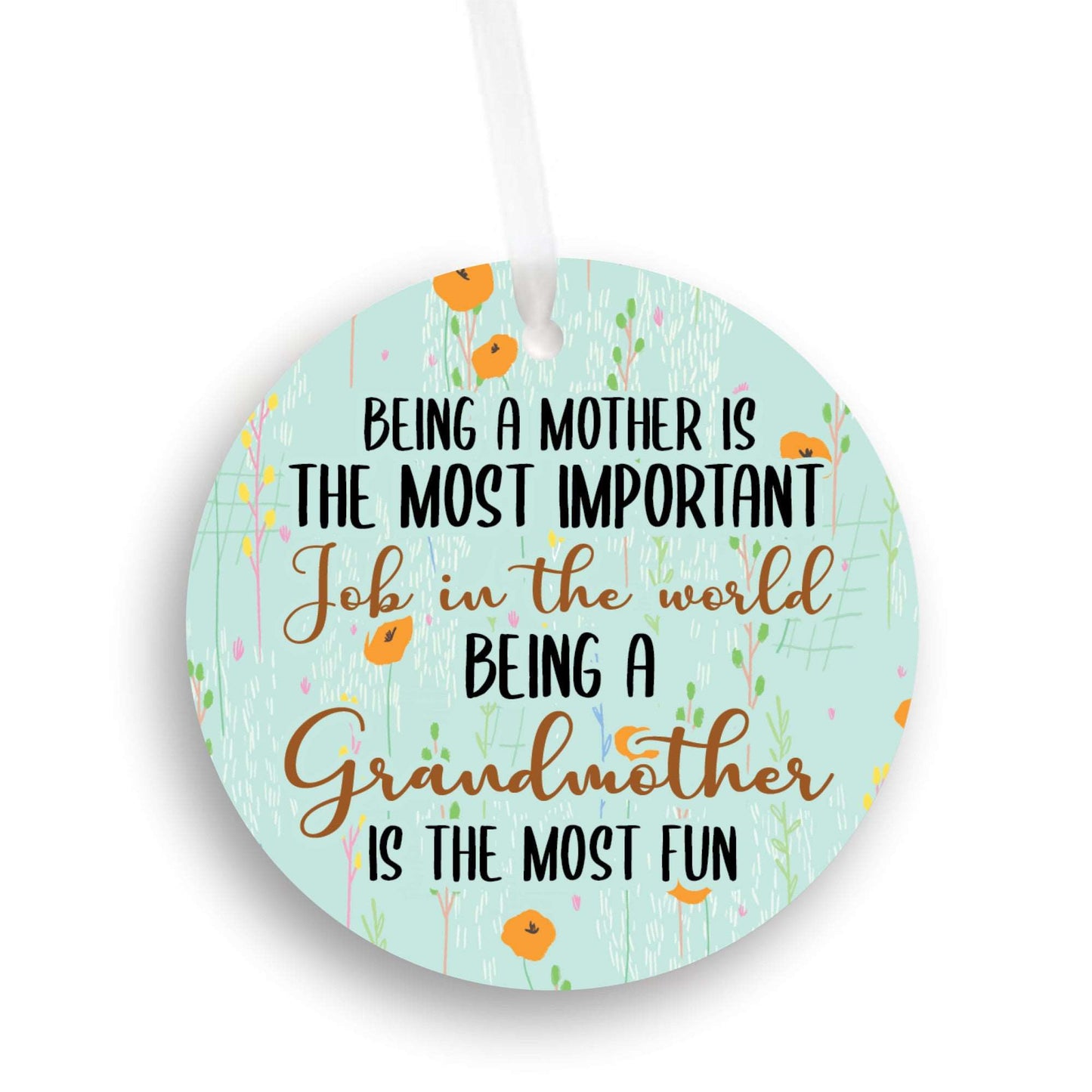 Mom Car Ornament Gift / Grandmother Car Ornament Gift | Precious Cargo on Board Car Ornament Gift