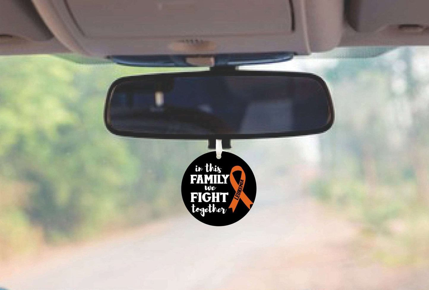 In This Family We Fight Leukemia Together | Leukemia Awareness Car Ornament Gift