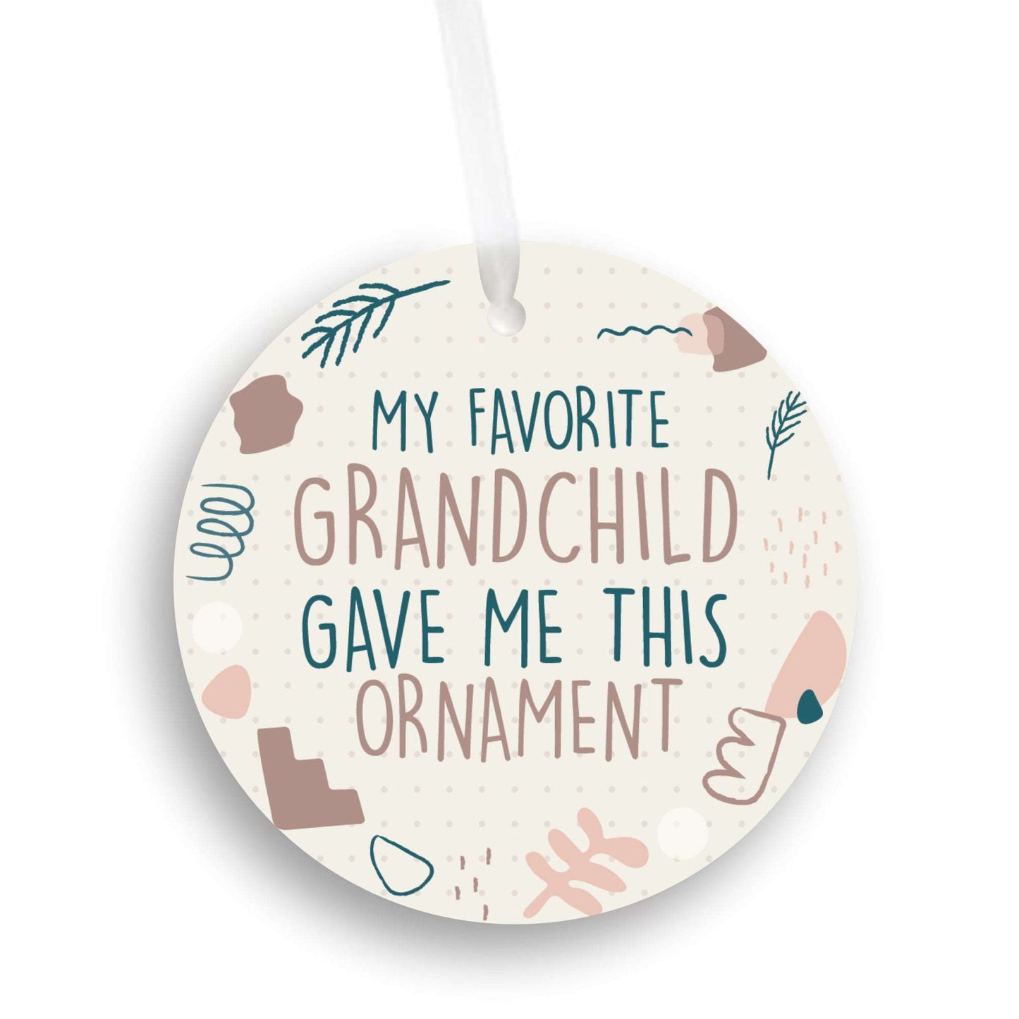 Boho Christmas Car Ornament Gift for Grandma