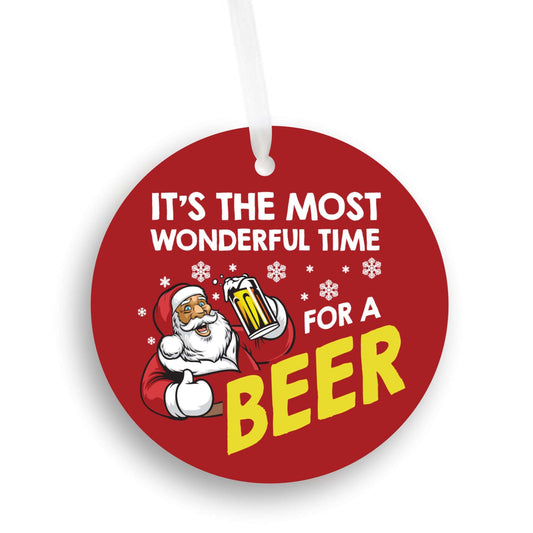 Beer Lover Christmas Car Ornament Gift