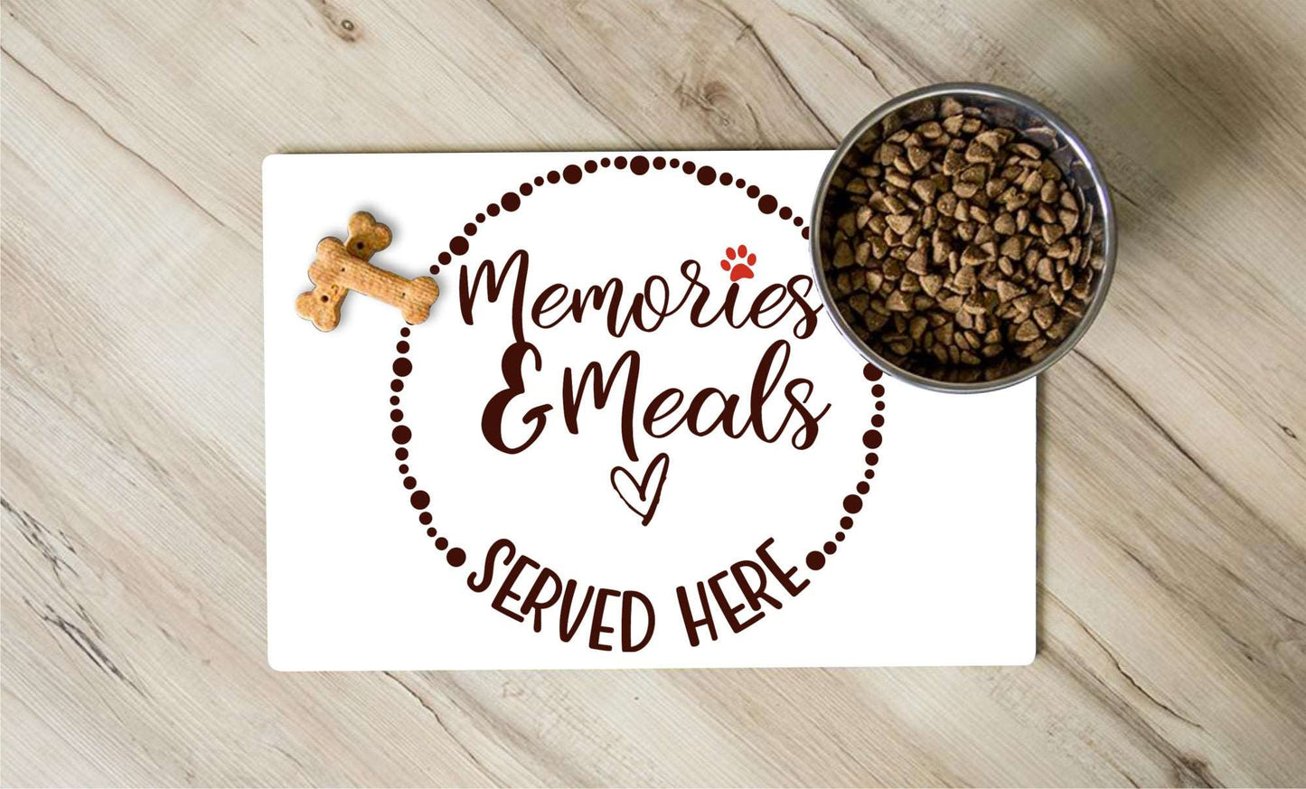 Create The Best Memories with Your Furry Best Friend Everyday with This Pet Placemat