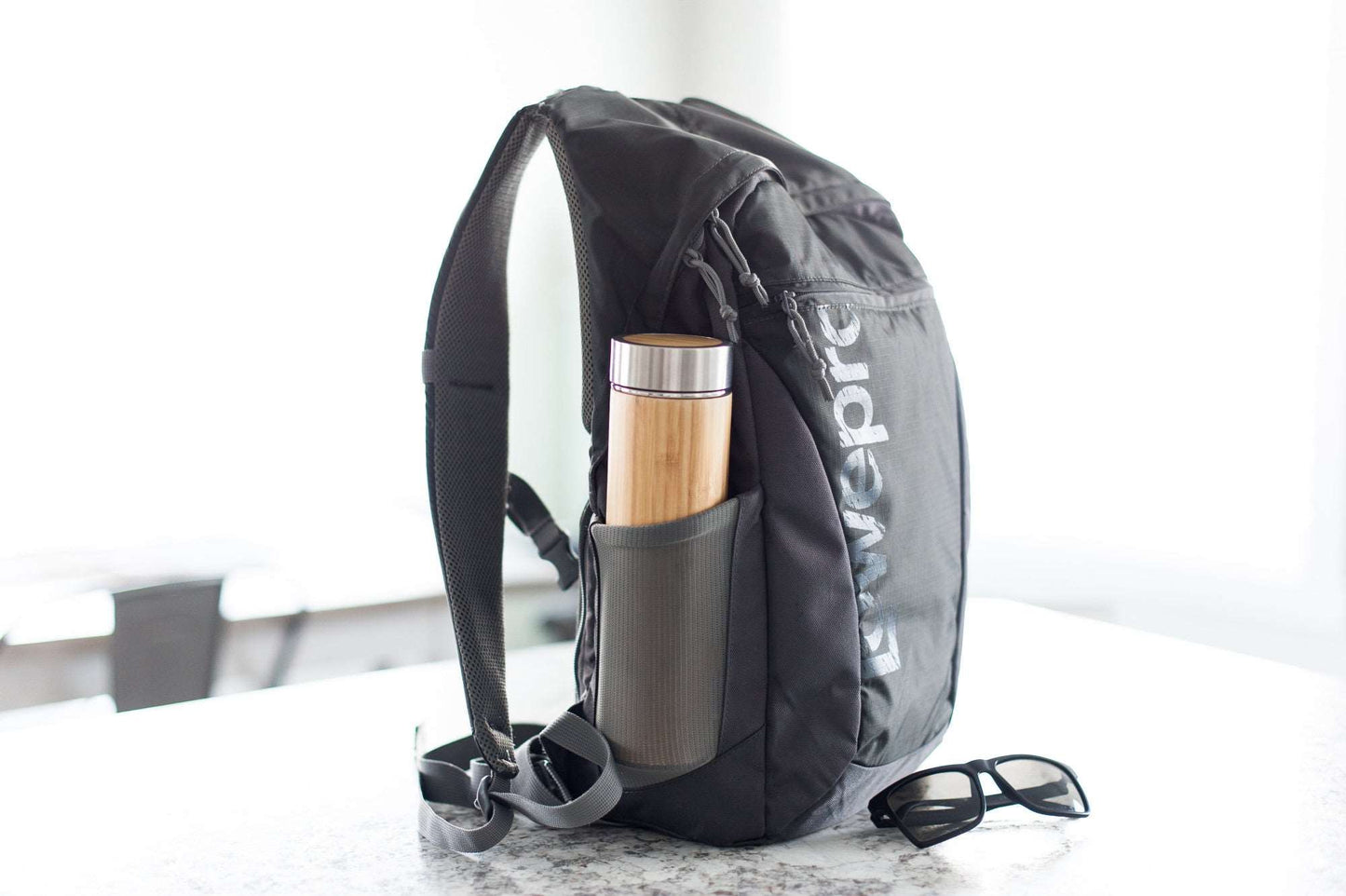 Name Eco-Friendly Bamboo Water Bottle | Hot Beverage Tumbler