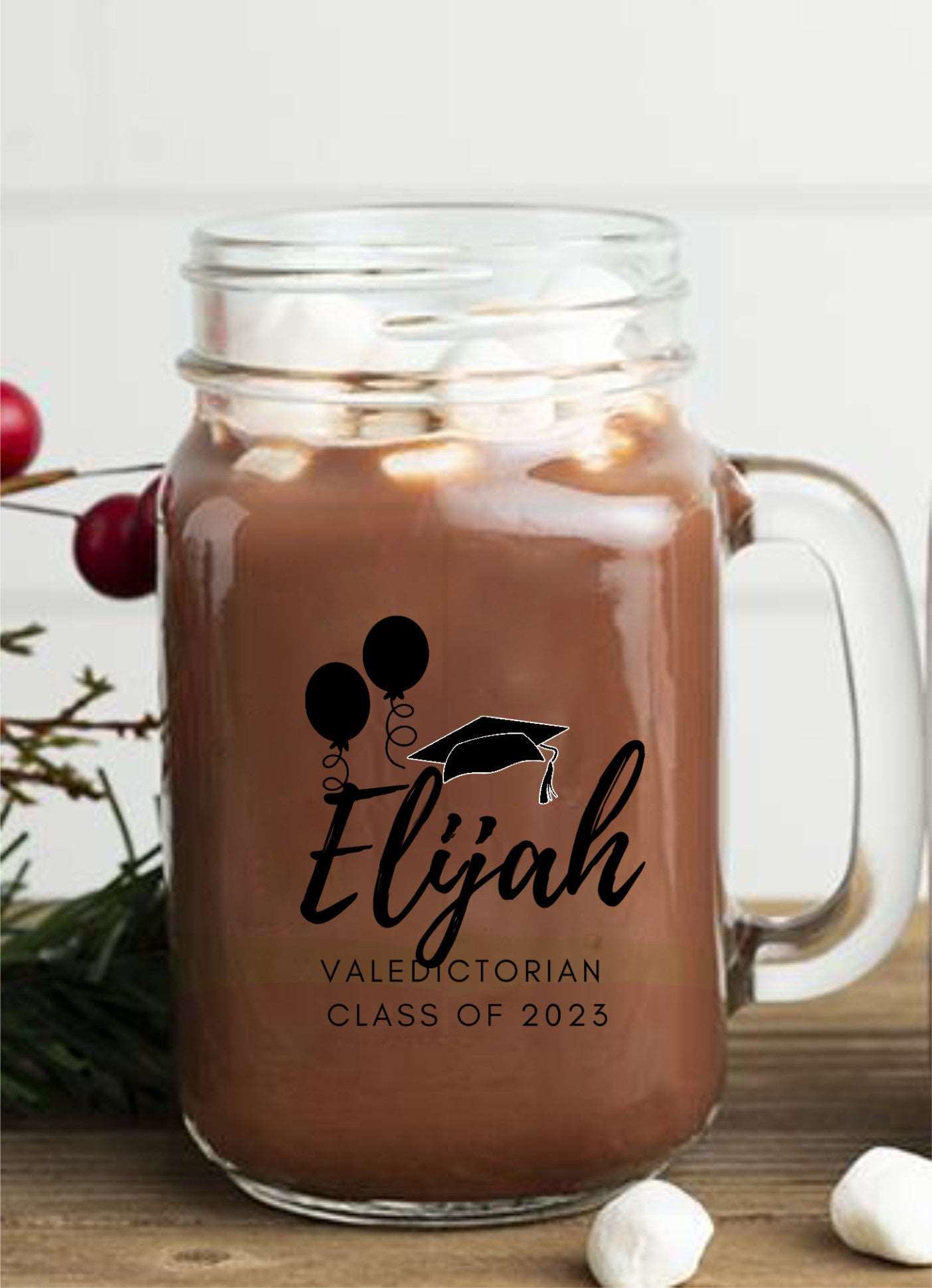 Graduation Mason Jar