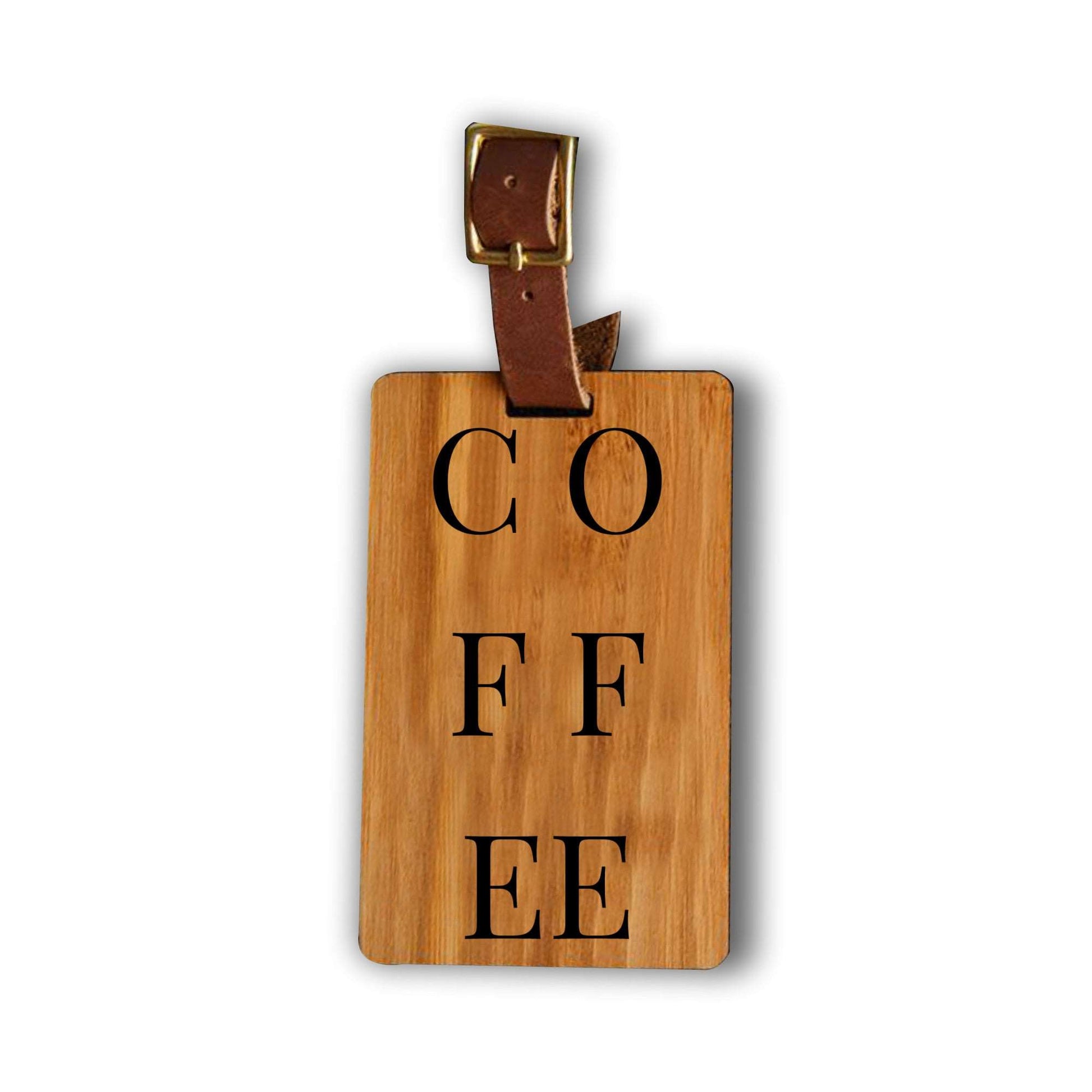 Coffee Lover Luggage Tag, Luggage Tag ID for Coffee Lovers