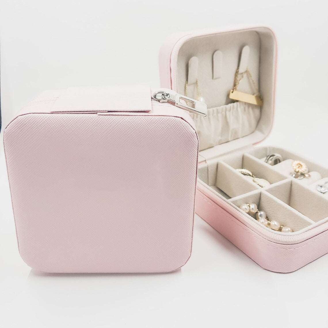 Custom Gift | Pink Jewelry Box | Custom Birthday Gift | Custom Wedding Gift | Pink Minimalist Gift | Custom Graduation Gift