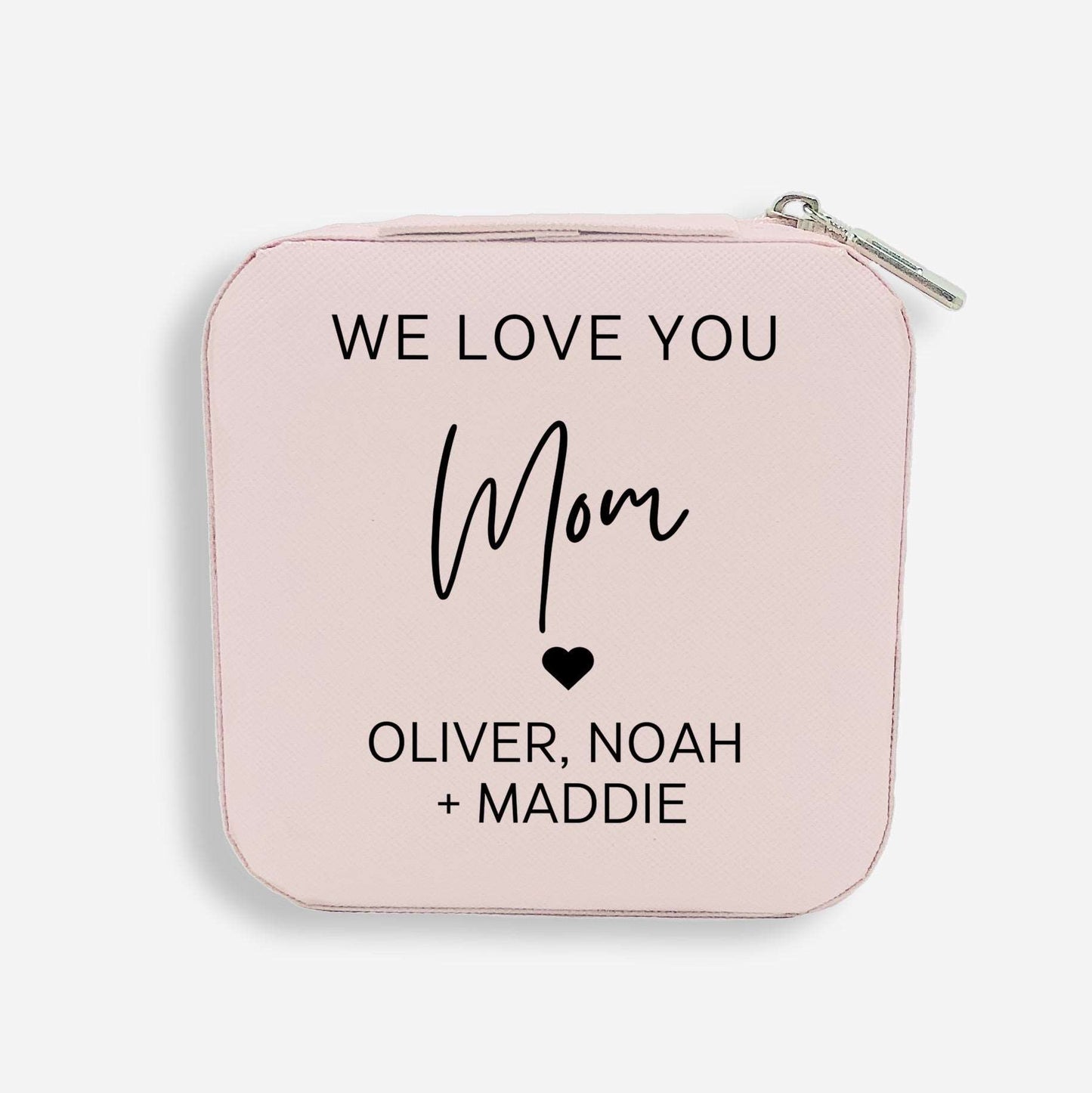 Custom Gift | Personalized Pink Jewelry Box | Custom Birthday Gift | Custom Wedding Gift | Pink Minimalist Girl Gift | Personalized Graduation Gift