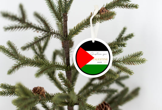 Justice for Palestine Ornament