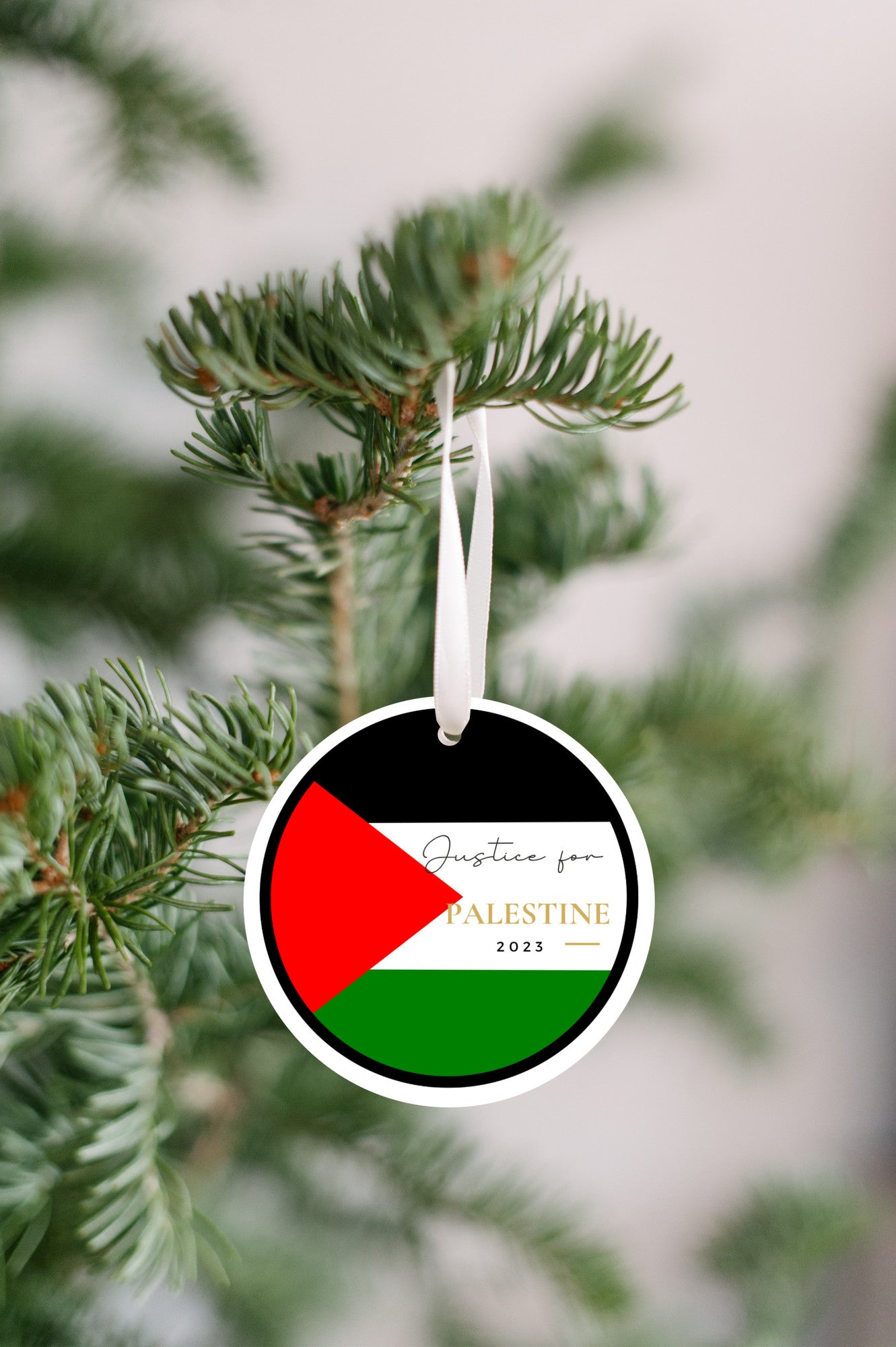 Justice for Palestine Ornament