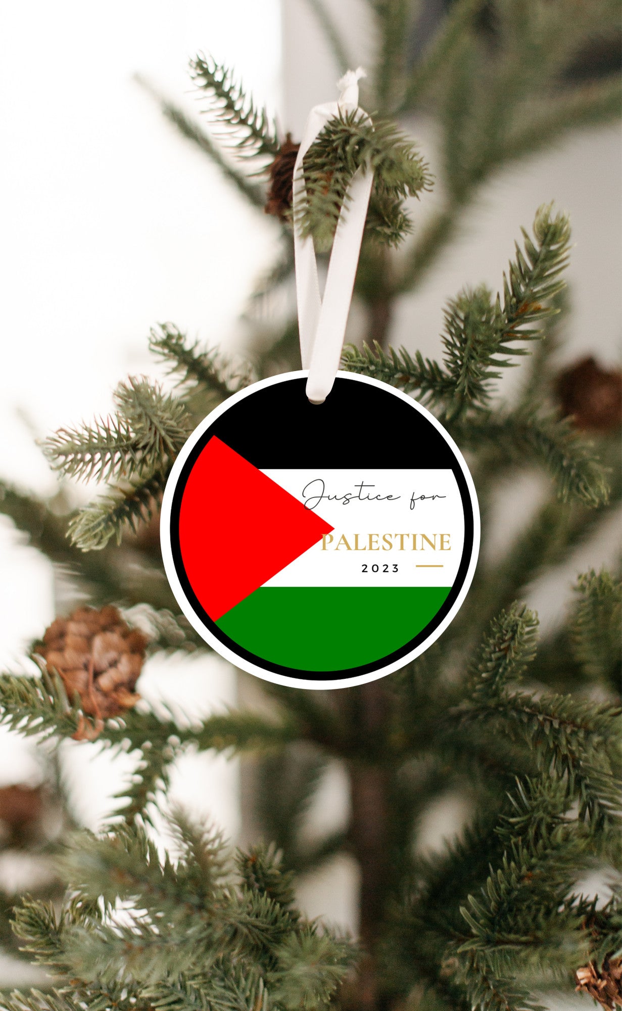 Justice for Palestine Ornament