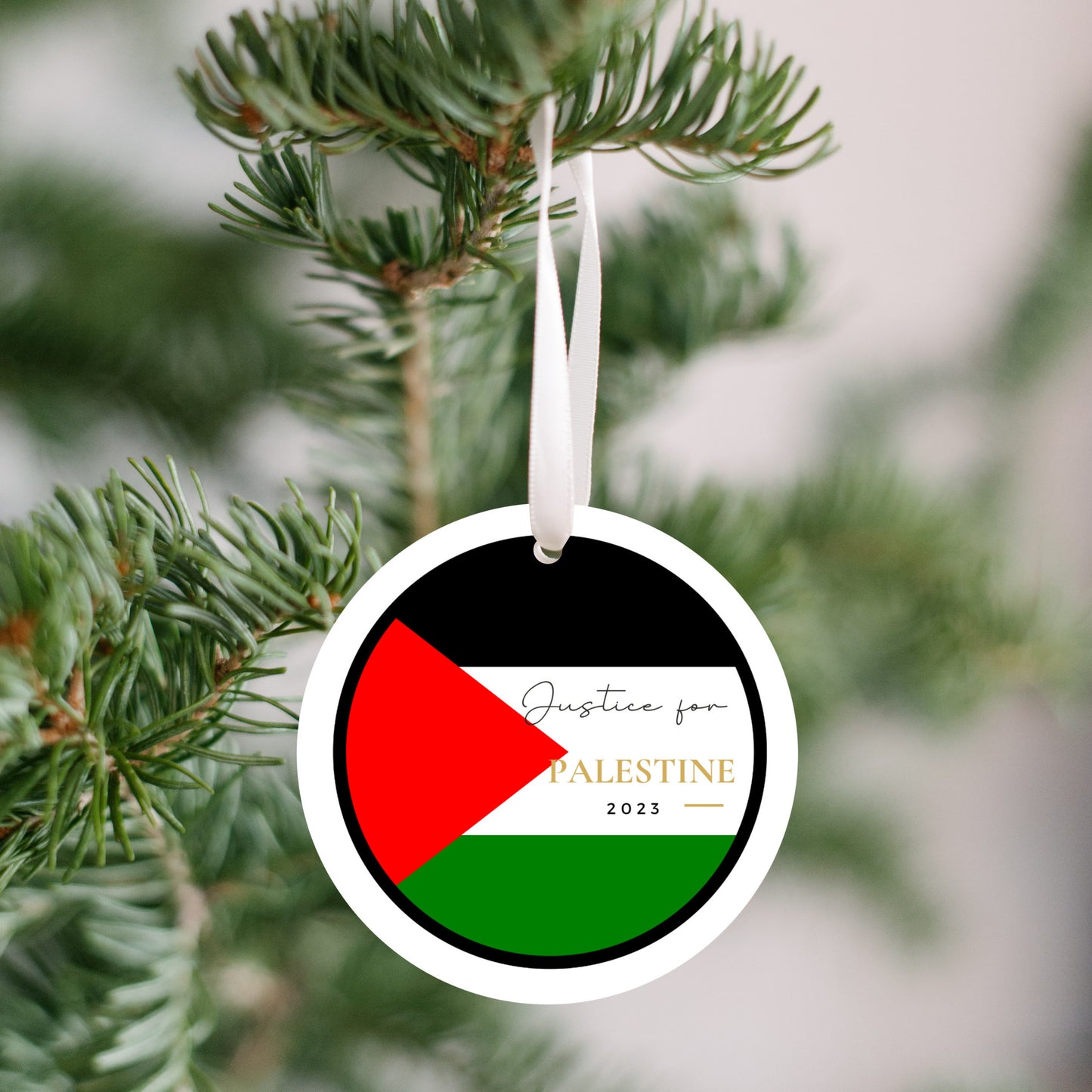 Justice for Palestine Ornament