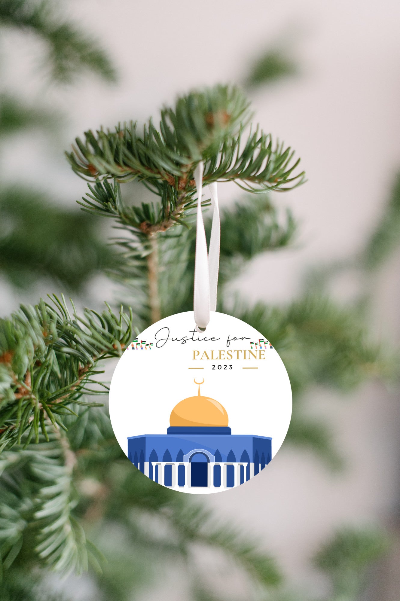 Justice for Palestine - Gift Ornament