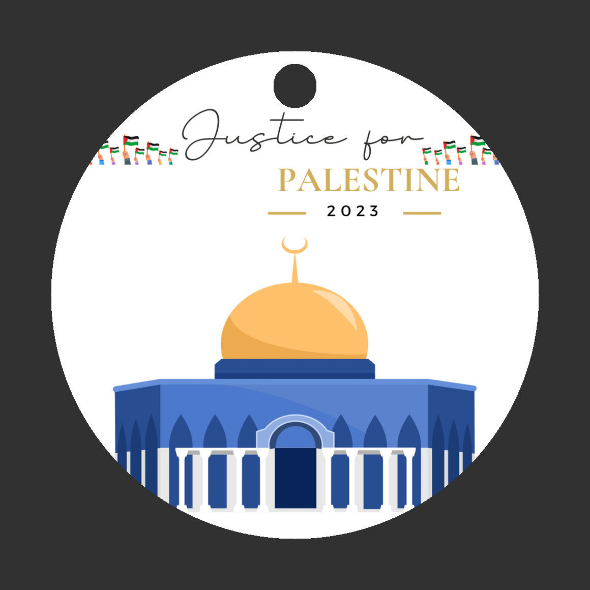 Justice for Palestine - Gift Ornament