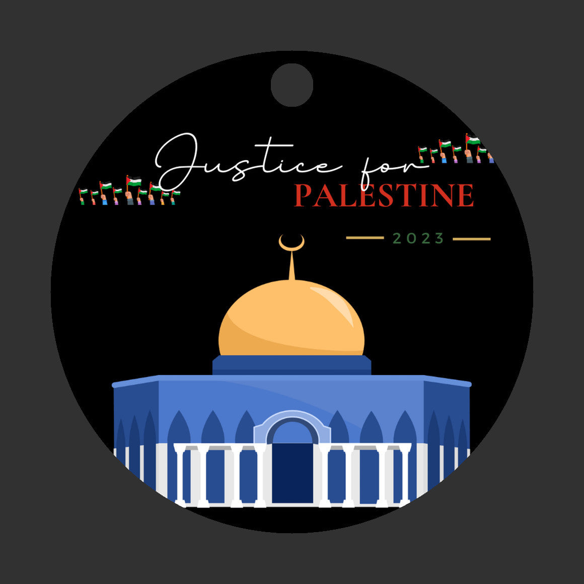 Justice for Palestine - Ornament