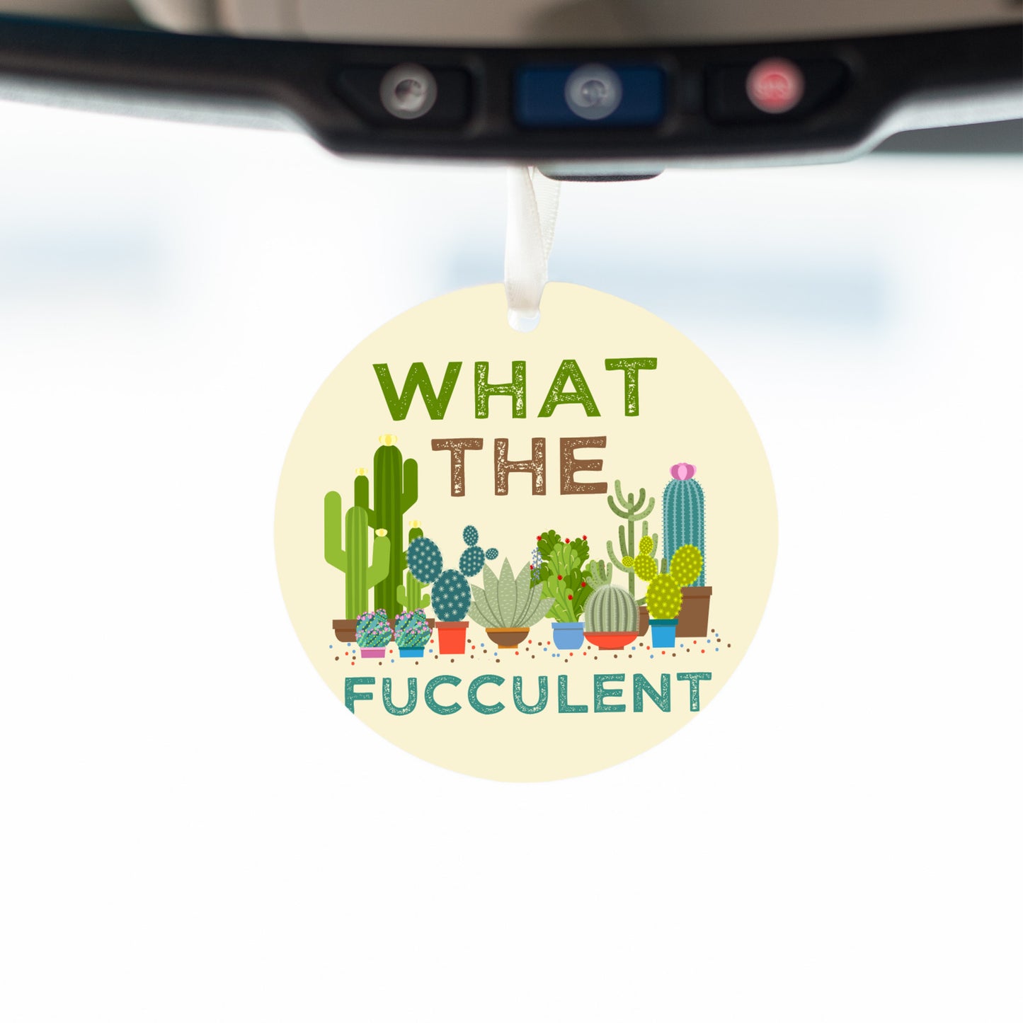 Punny Succulence, What the Fucculent?, Plant Lover's Delight, Succulent Enthusiast, Ornament