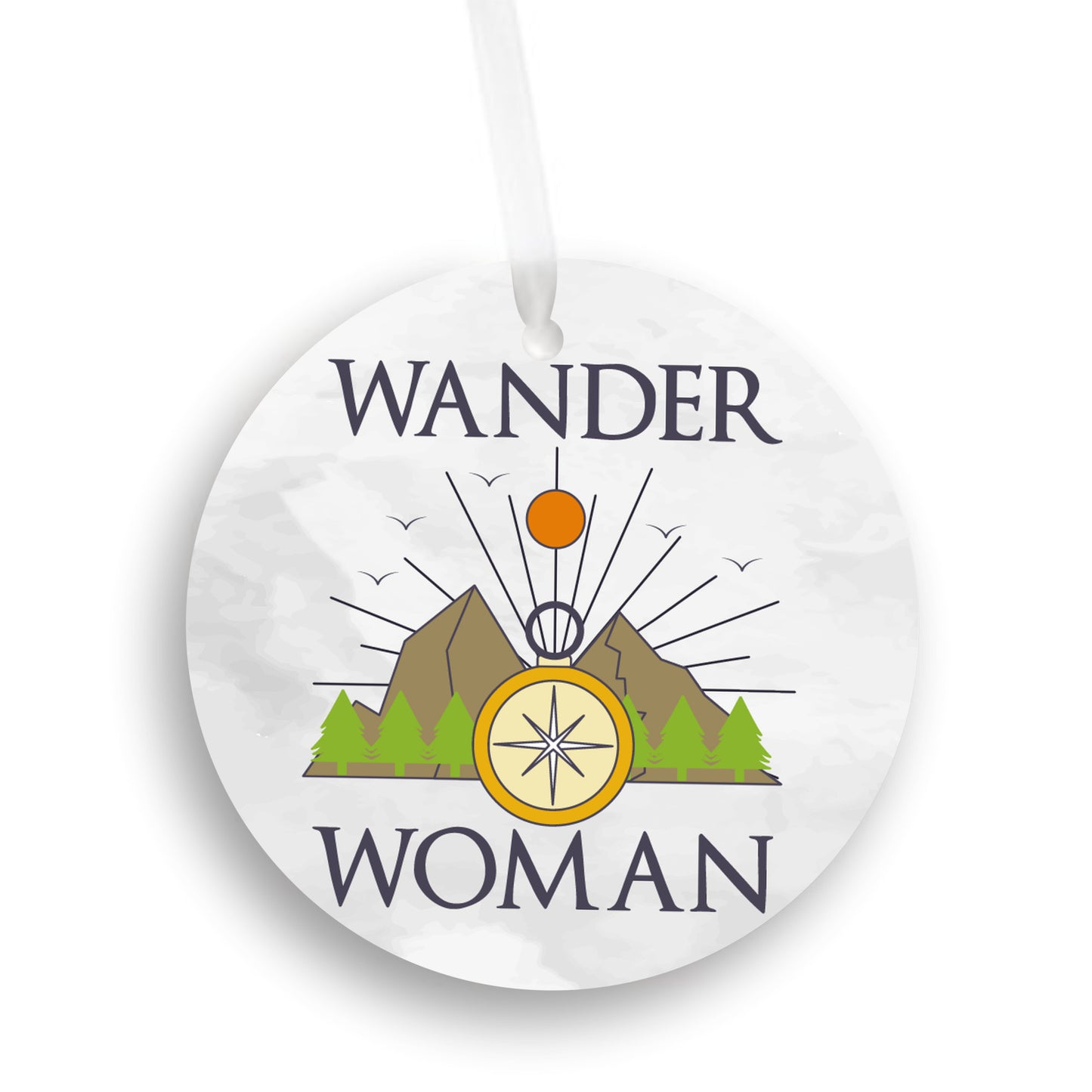 Wander Woman, Embrace the Adventure with this Travel-inspired Ornament