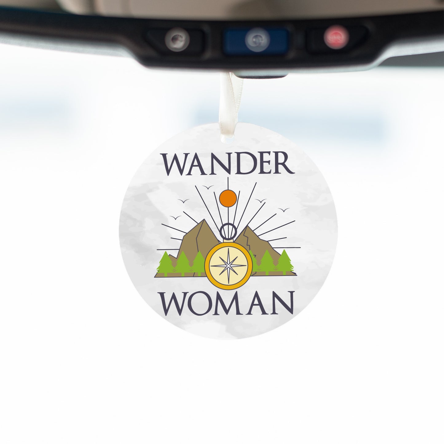 Wander Woman, Embrace the Adventure with this Travel-inspired Ornament