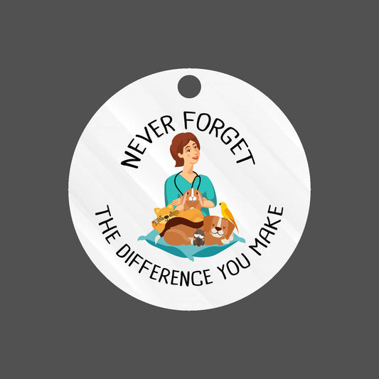 Heartfelt Appreciation, Never Forget the Difference You Make, Vet Tech Ornament