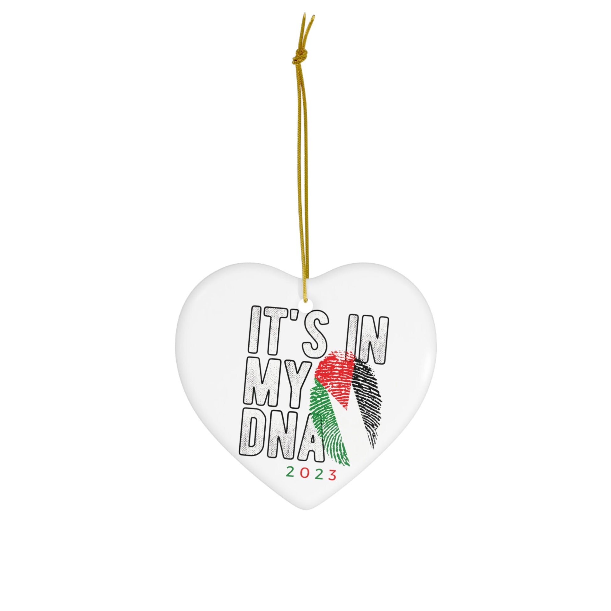 Israel-Palestine War Ceramic Ornament, 4 Shapes