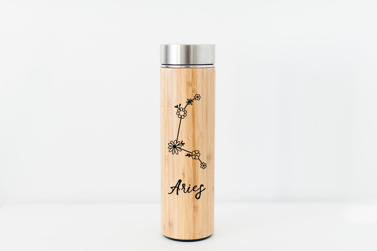 Aries Bamboo Water Bottle | Hot Beverage Tumbler