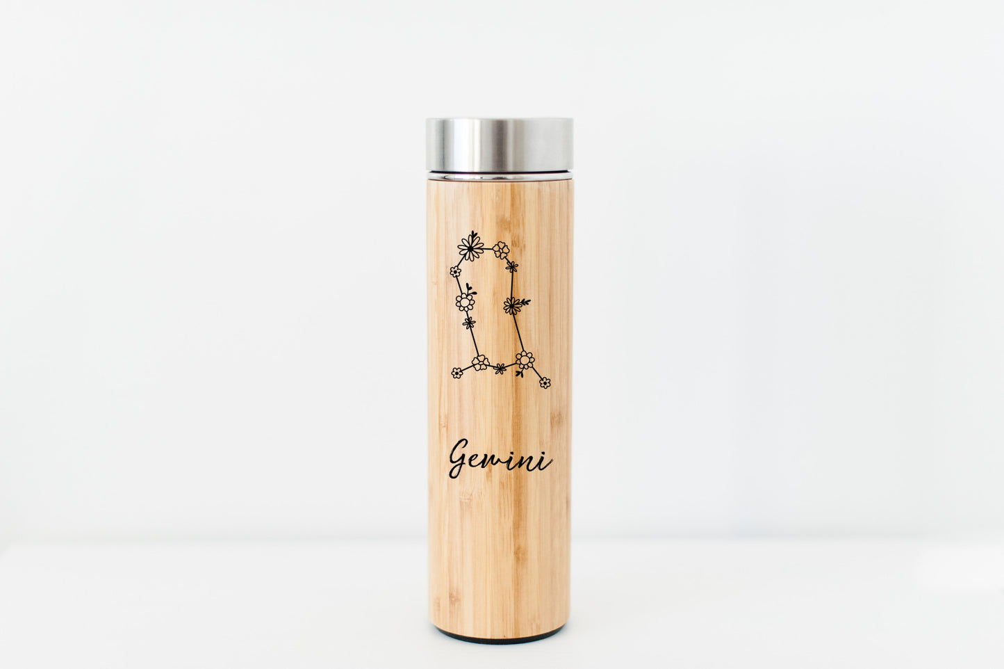 Gemini Zodiac Sign Water Bottle