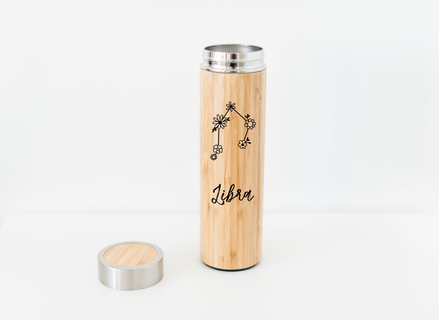 Libra Zodiac Sign Water Bottle