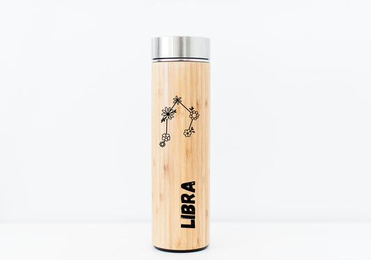 Libra Zodiac Sign Hot Beverage Tumbler