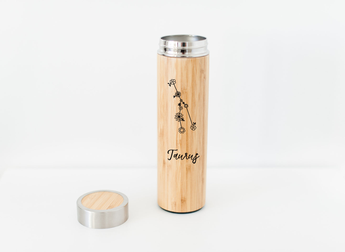 Taurus Zodiac Sign Water Bottle