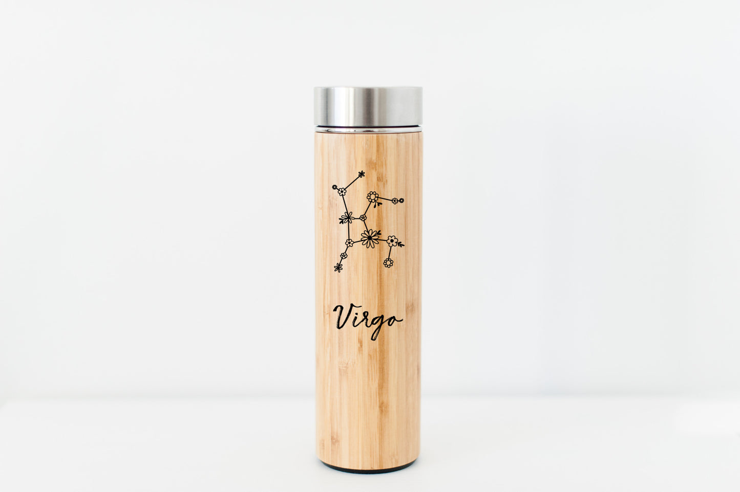 Virgo Zodiac Sign Water Bottle