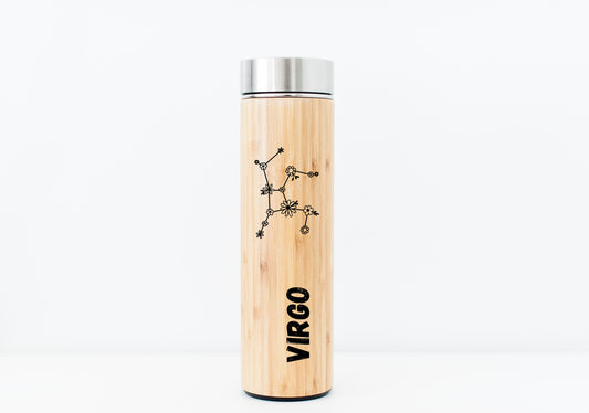 Virgo Zodiac Sign Hot Beverage Tumbler